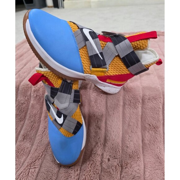 Nike Lebron Soldier 12 Multicolor Basketball Shoes Size 10 EU 44 Yellow/Blue/Red main image 6